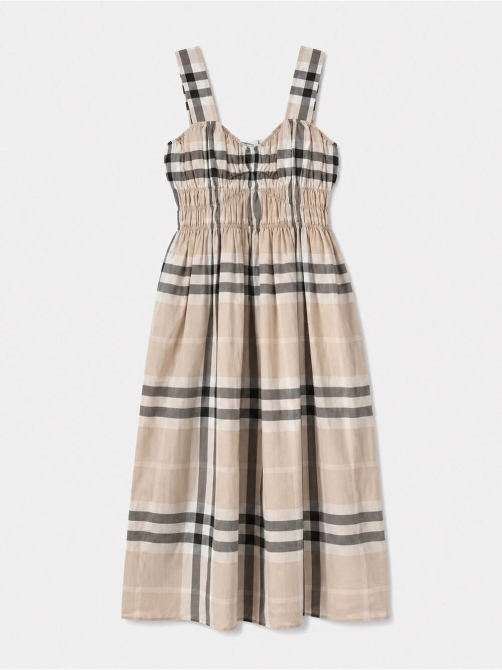 Burberry Beige Plaid Dress 6